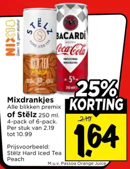 Vomar Voordeelmarkt Alle Mixdrankjes of Stëlz aanbieding