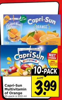 Vomar Voordeelmarkt Capri-Sun Multivitamin of Orange aanbieding