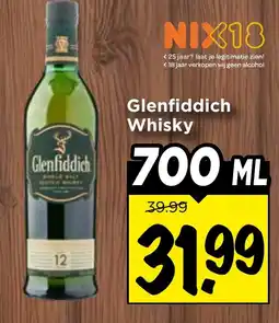 Vomar Voordeelmarkt Glenfiddich Whisky aanbieding