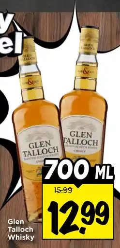Vomar Voordeelmarkt Glen Talloch Whisky aanbieding