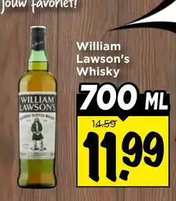 Vomar Voordeelmarkt William Lawson's Whisky aanbieding