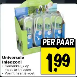 Vomar Voordeelmarkt Universale Inlegzool aanbieding