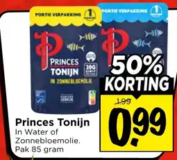 Vomar Voordeelmarkt Princes Tonijn aanbieding