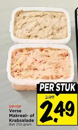 Vomar Voordeelmarkt Verse Makreel- of Krabsalade aanbieding