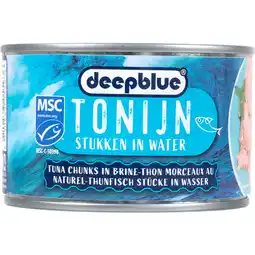 Dirk Deepblue Tonijnstukken in water aanbieding