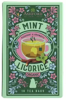 Dirk Ashford Thee mint licorice aanbieding