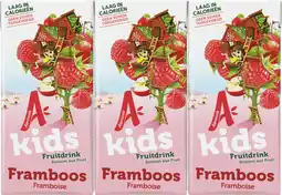 Dirk Appelsientje Kids fruitdrink framboos 6 st aanbieding