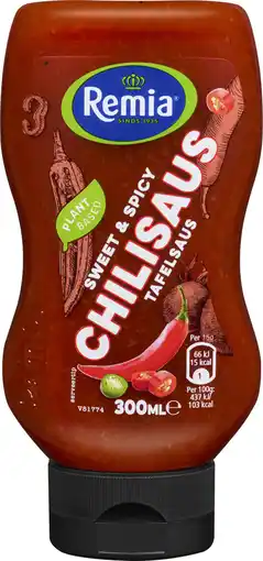 Dirk Remia Tafelsaus chili squeeze aanbieding