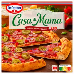 Dirk Dr. Oetker Casa di mama pizza salame extra piccante aanbieding