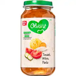 Dirk Olvarit 12+ Maanden Tomaat Witvis Pasta aanbieding