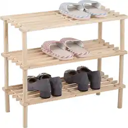 Dirk Houten schoenenrek aanbieding