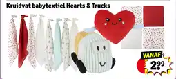 Kruidvat Kruidvat babytextiel hearts & trucks aanbieding