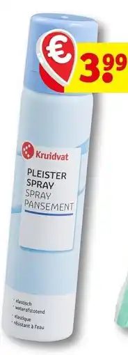 Kruidvat Kruidvat pleister spray aanbieding