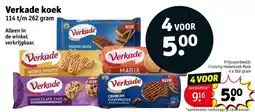 Kruidvat Verkade koek aanbieding