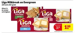 Kruidvat Liga Milkbreak en Evergreen aanbieding