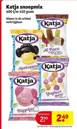 Kruidvat Katja snoepmix aanbieding