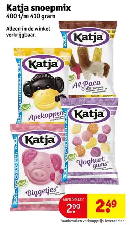 Kruidvat Katja Snoepmix aanbieding