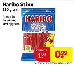Kruidvat Haribo Stixx aanbieding