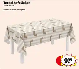 Kruidvat Teckel tafellaken aanbieding