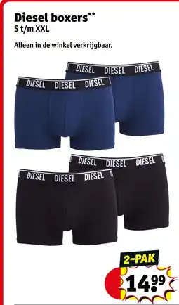 Kruidvat Diesel boxers aanbieding