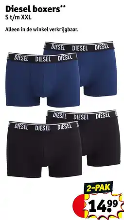 Kruidvat Diesel Boxers aanbieding