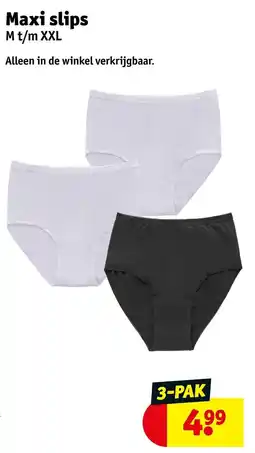 Kruidvat Maxi Slips aanbieding