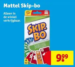 Kruidvat Mattel Skip-bo aanbieding