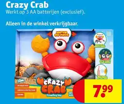 Kruidvat Crazy Crab aanbieding