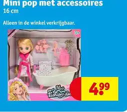 Kruidvat Mini pop met accessoires aanbieding