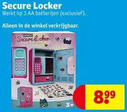 Kruidvat Secure Locker aanbieding