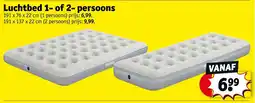 Kruidvat Luchtbed 1- of 2-persoons aanbieding
