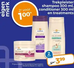 Trekpleister Trekpleister shampoo , conditioner en treatments aanbieding