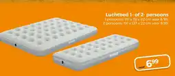 Trekpleister Luchtbed 1- of 2- persoons aanbieding