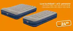 Trekpleister Luxe luchtbed 1- of 2- persoons aanbieding