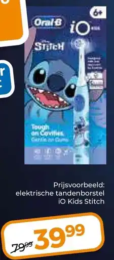 Trekpleister Elektrische tandenborstel iO Kids Stitch aanbieding
