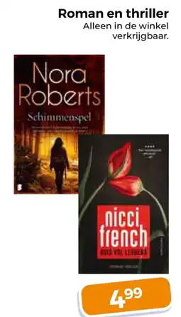 Trekpleister Roman en thriller aanbieding