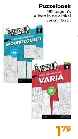 Trekpleister Puzzelboek aanbieding