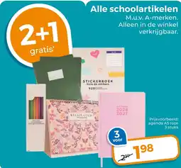 Trekpleister Alle schoolartikelen aanbieding