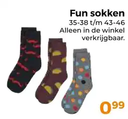 Trekpleister Fun sokken aanbieding