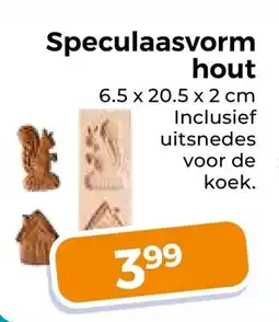 Trekpleister Speculaasvorm hout aanbieding