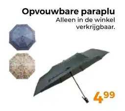 Trekpleister Opvouwbare paraplu aanbieding