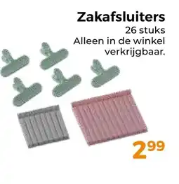 Trekpleister Zakafsluiters aanbieding