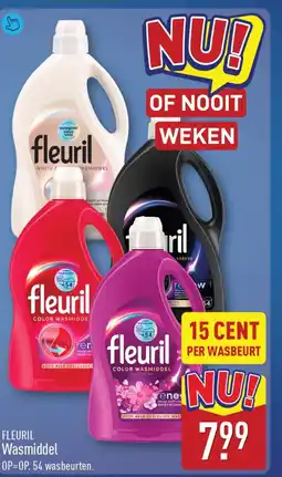 ALDI Fleuril wasmiddel aanbieding