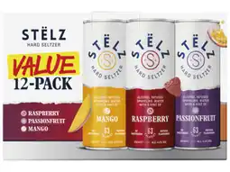 Hoogvliet Stelz Hard seltzer valuepack aanbieding