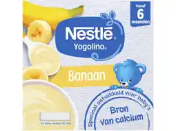 Hoogvliet Nestlé Yogolino Banaan 6+ mnd baby toetje aanbieding