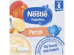 Hoogvliet Nestlé Yogolino perzik nestle 4pak aanbieding