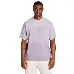 Foot Locker LCKR Heavyweight Distressed Relaxed Fit T-shirts Heren - Paars - Maat XS - Katoen Jersey aanbieding