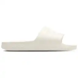Foot Locker Adidas adilette Slippers en Sandalen Dames - Wit - Maat 38 2/3 - Mesh/Synthetisch aanbieding