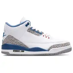 Foot Locker Jordan 3 Retro Sneakers Heren - Wit - Maat 40 - Leer aanbieding
