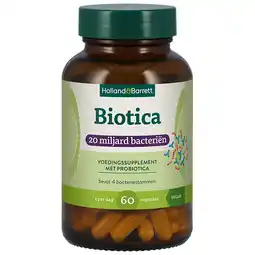 Holland & Barrett 1+1 gratis | Holland & Barrett Biotica 20 miljard bacteriën - 60 capsules aanbieding
